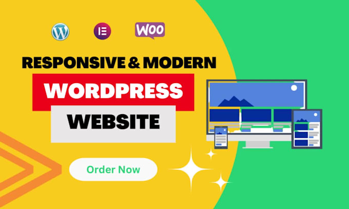 design a modern and responsive wordpress website design