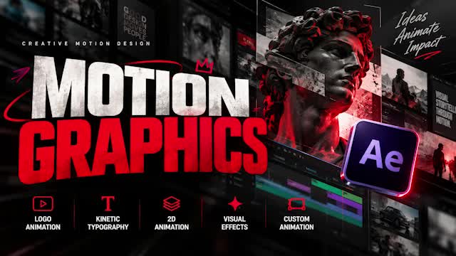 create professional motion graphics and custom animation