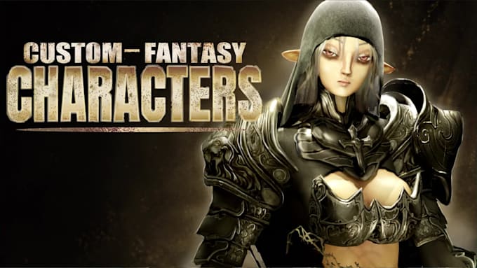create stylized game ready 3d characters