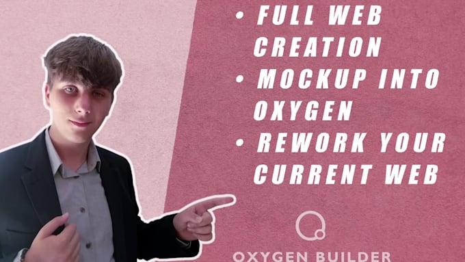 make a professional website using oxygen builder