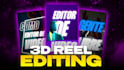 edit viral 3d reels for instagram and tiktok