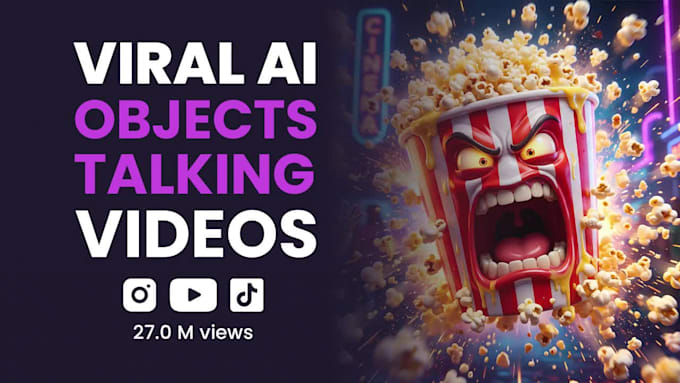 creat viral ai objects talking video ai using veo 3