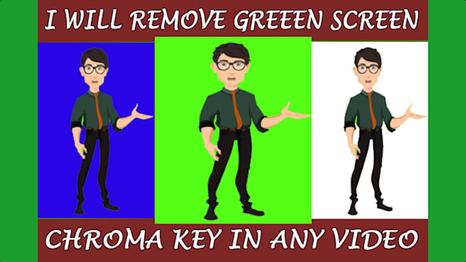 remove green screen and chroma key in any video