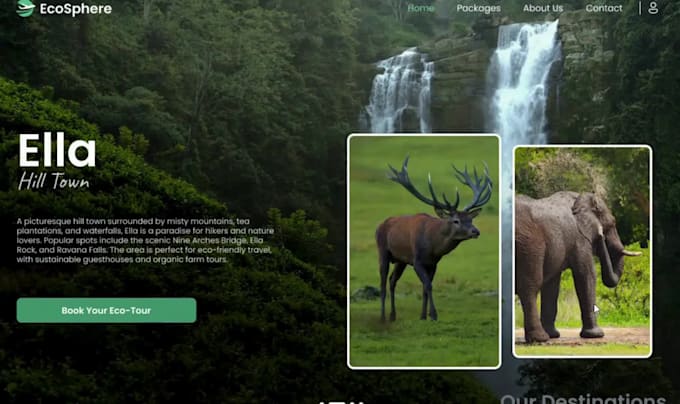 design website UI, mockups, and landing pages in figma