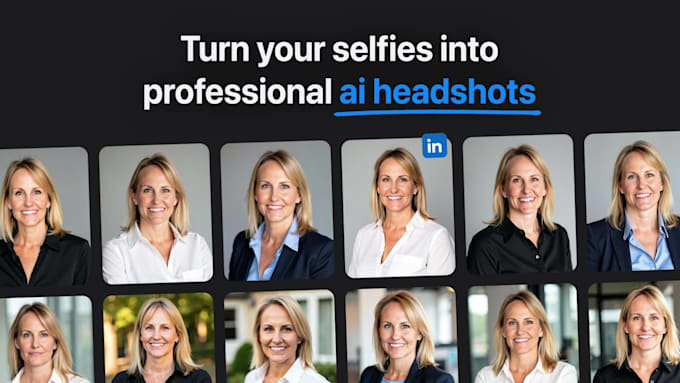 make professional ai headshots for work