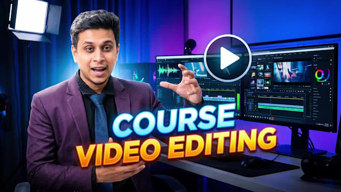 do video editing for online course training video educational course content
