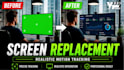 do a professional phone, TV or monitor screen replacement vfx