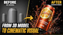 create 3d product animation and advertisement video