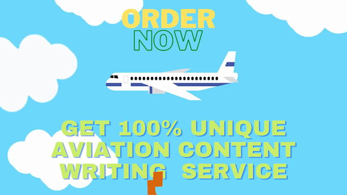 write aviation content, aviation blog post, article on any topic