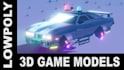 model 3d low poly game ready characters and assets