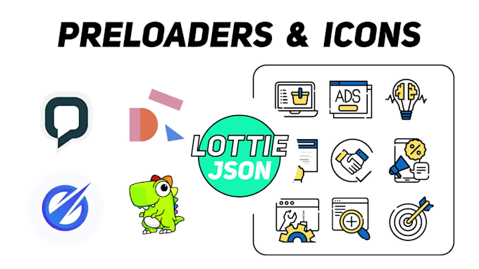 animate your icon preloader in lottie