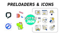 animate your icon preloader in lottie