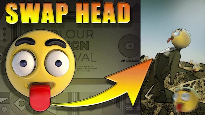 do swap head video and replace with crazy emoji