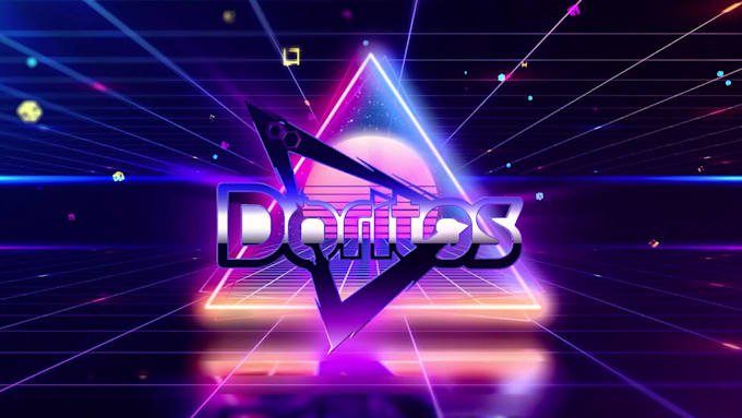Create A Retro 80s 90s Synthwave Tv Logo Reveal Intro By Endupsocial Fiverr