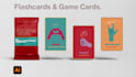 design playing cards and flashcards with illustrations