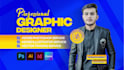 do any graphic design work using adobe photoshop, adobe illustrator or indesign
