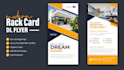 design modern rack card dl flyer design