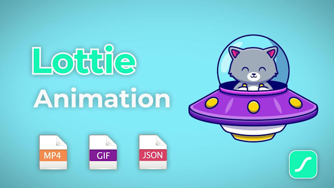 create json lottie animation for you