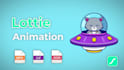 create json lottie animation for you