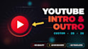 create a custom animated youtube intro and outro for your channel