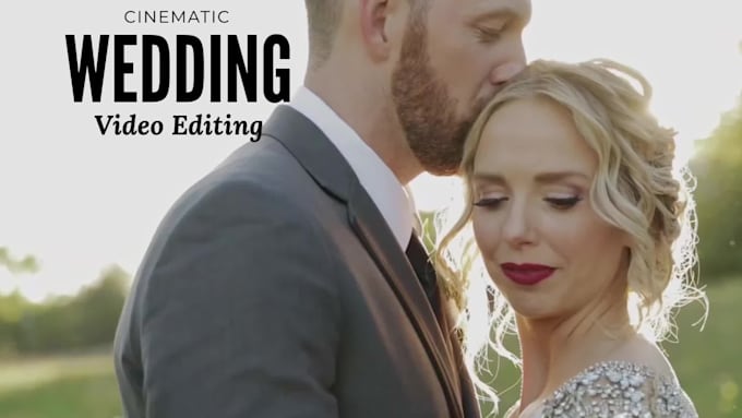 edit cinematic wedding videos for professional videographers
