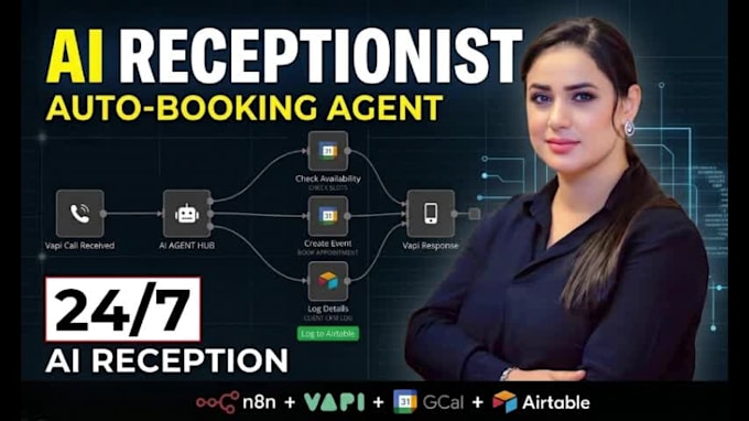 build vapi ai voice agent receptionist for appointment booking