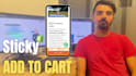 add sticky add to cart button on shopify product page without app