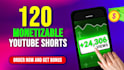 create faceless youtube shorts channel with 120 short videos, channel setup