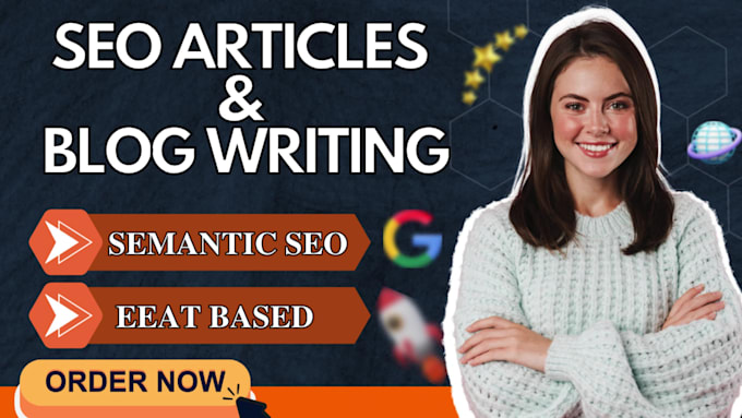 do professional SEO article writing and blog writing as your content writer