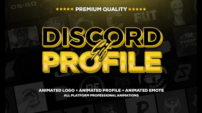 Create logo animation discord profile gif, twitch, website by Cnrmotion