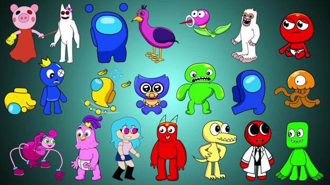 Create 2d Game Or Animation Characters By Rh420rakib 