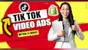 create tik tok video ads for dropshipping products