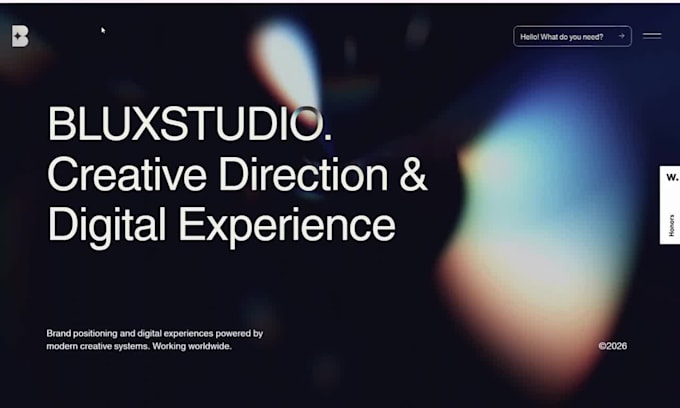 design wix studio website interactive webflow animated website lottie animation