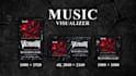 make a heavy metal or rock music visualizer