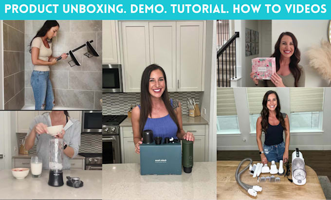 create a product unboxing, how to, tutorial review video ugc ad