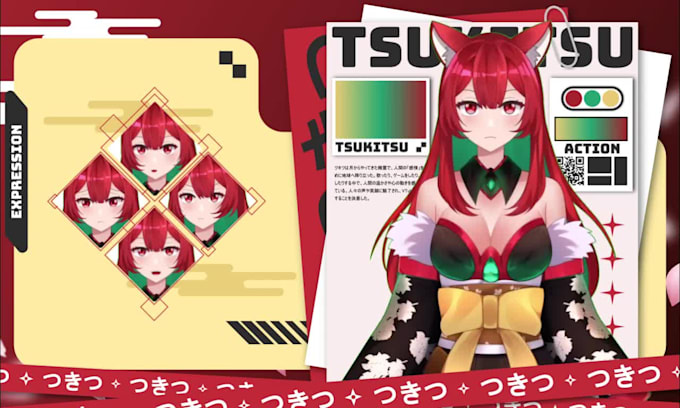 design and rig high quality live2d model art character for vtuber
