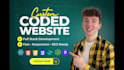 design and develop a custom website as a full stack developer