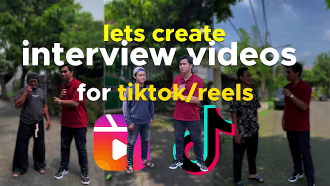 create interview videos in indonesia for tiktok
