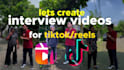 create interview videos in indonesia for tiktok