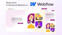 create your professional webflow website