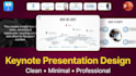 design a cinematic animated presentation in apple keynote