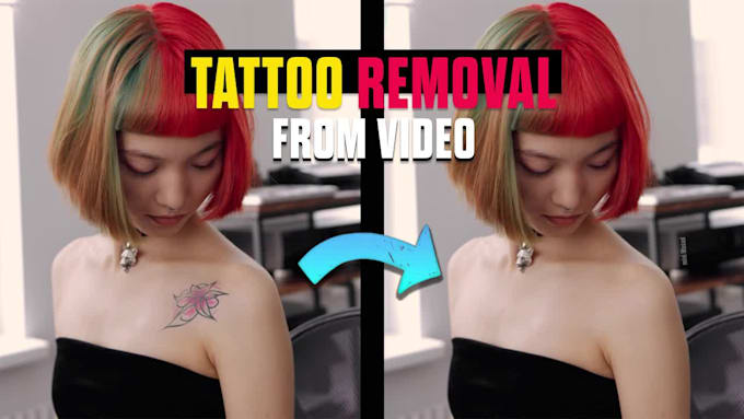remove tattoo from your video