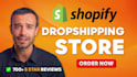 build shopify dropshipping store, design or develop ecommerce website
