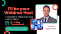 be your spokesperson actor for your webinar and presentation