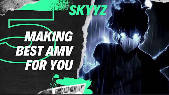 do epic anime music video edit for you