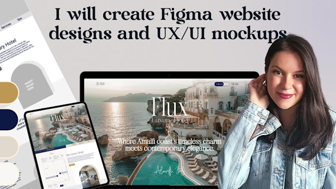 Create figma website designs and ui ux mockups by Alexandra_jade | Fiverr