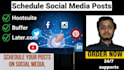 professionally schedule your posts on social media