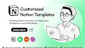 custom notion templates, personalize your productivity