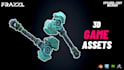 create stylized 3d game assets for unreal and unity
