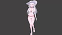 3d model a cute anime girl in blender for games and animations